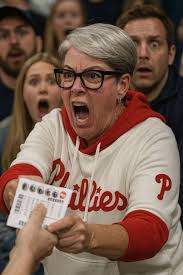Phillies Karen has spoken 😂😂 NEWS Statement from 'Phillies Karen' To whom  may concern. apologize if offended anyone. Yes, am Karen, and no one's  going anything about it, hahahaha! Cower before me,