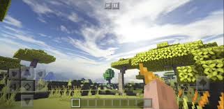 With new realistic shaders, the games design will shine with new colors: Realistic Advanced Shaders R A S P E Minecraft Pe Bedrock Texture Packs