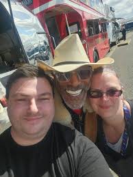 Look who we bumped into at the Moto GP at Silverstone yesterday. Such a  nice fella. Had plenty of time for photos and a chat.