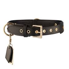 Luxury Dog Collar Black Tommy Bella Designer Dog Collars Luxury Designer Dog Collars Luxury Dog Collars