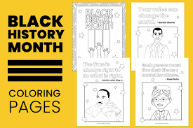 Refinery29unbothered's black history month series that delves into the tangled history of black identity, beauty and contributions to the culture. Black History Month Coloring Pages Free Printables Mrs Merry