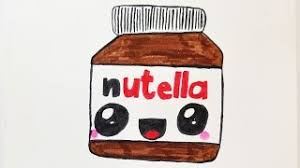Kawaii ausmalbilder wird mädchen und jungen ansprechen. Kawaii Nutella Diy Zeichnen Susse Schoko Creme Malen Fur Einladungen Und Geburtstagskarten Youtube