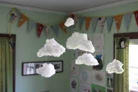 Cloud Decorations Diy Clouds Crafts For Kids Hanging Clouds