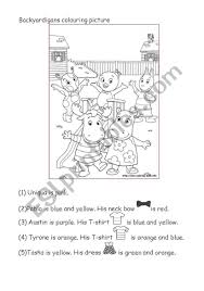 Amazon music stream millions of songs: Backyardigans Colouring Picture Esl Worksheet By Carinita