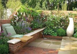Chelsea Flower Show 2007 Gartenausstellung Sichtschutz Klinkermauer Ziegelmauer Gartengestaltung Garten Gartenmauern