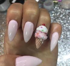 21 Cute Pink Nail Designs Perfect For Every Stylish Lady Nail Designs Summer Cream Nail Art Cute Summer Nail Designs