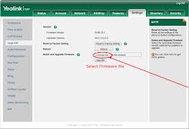 How To Upgrade The Firmware On The Yealink T1 T2 T3 And T4 Series Ip Phones Surevoip Support