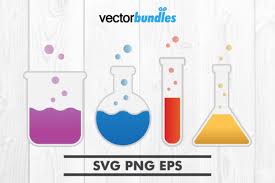 Download Flask Lab Clip Art Graphic By Vectorbundles Creative Fabrica SVG Cut Files