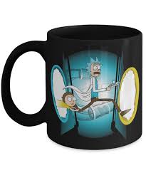 Rick And Morty Time Machine Mug Rick And Morty Time Rick And Morty Mugs