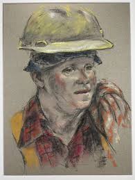 Realism Original Farming Art Drawings for sale