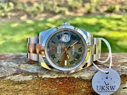 Buy rolex datejust rolex wristwatches and get the best deals at the lowest prices on ebay! Rolex Datejust Ii Steel 41mm Wimbledon Dial 126300 New Unused 2021 Uk Specialist Watches