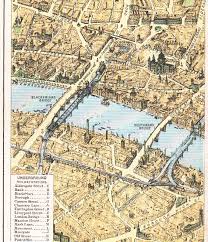 1928 City Of London Map Vintage London Street Map London Etsy London Map London Places Old Maps