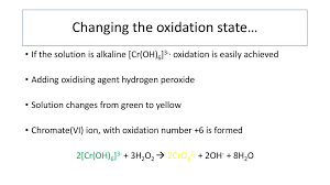 All reactants and products must be known. Do Now Knowing What You Already Know Write Out The Reaction Between Hexaaquachromium Iii Ion And Aqueous Sodium Hydroxide Knowing What You Already Ppt Download