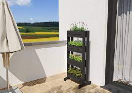 Alle fächer sind mit pflanzfolie ausgelegt. Krauterhochbeet Vertikalbeet Blumenkasten Kaufland De