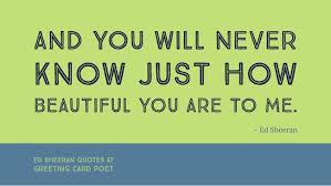 The audio is from the emotional live performance at the memorial service for michael gudinski, a leadin. Best Ed Sheeran Quotes And Lyrics To Chill Out To Greeting Card Poet