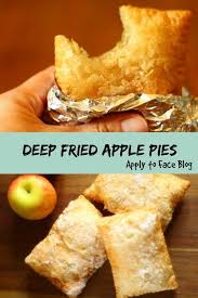 Deep Fried Apple Pies Recipe In 2020 Fried Apples Fried Dessert Fried Apple Pies