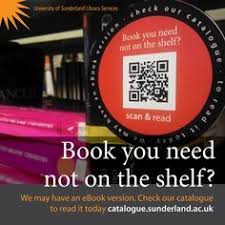 Here S A Photo We Took Of Our Shelf Edge Wobblers Customers Can Scan The Qr On The Wobbler And Read Our Ebooks Online Library Services Library Book Displays