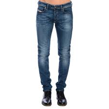 Best Price On The Market At Italist Diesel Diesel Jeans Diesel Sleenker Skinny Stretch Jeans In Denim With 5 Pockets