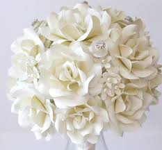Flowers Paper Bouquet Paper Bouquet Wedding Paper Flowers Wedding Bouquet Paper Flowers Wedding