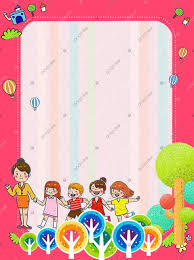 خلفيات كرتون روضة روضة أطفال كرتون طفولي صورة الخلفية للتحميل مجانا