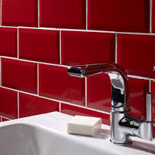 Whether you are looking for bathroom tiles for a small bathroom, a large bathroom or just want to spruce up a shower area with shower tiles we have you covered. Metro Red Wall Tile 10x20cm Tile Trader