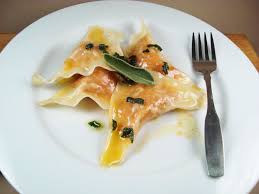 Sweet Potato Ravioli With Lemon Sage Brown Butter Sauce Brown Butter Sauce Sweet Potato Pasta Butter Sauce