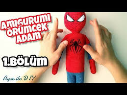 beklenen tarif geldi hemde videolu anlatimli amigurumi oyuncak tariflerimize yepyeni bir model daha ekliyoruz annelerin cocuklarina o amigurumi orumcek orgu
