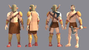 Zuplin Lowpoly Character 3d Humanoids Unity Asset Store Low Poly Character Low Poly Models Low Poly Art