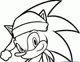 Sonic Christmas Coloring Pages