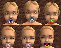 It attaches an entire giraffe for your baby to hold on to! Mod The Sims Pacifier Recolours