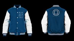 Front Back Of White On Blue Leather Wool Varsity Jacket From Diasporalife Spring Collection Instafashion