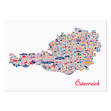 Osterreich Poster Poster Wandbilder Vianina Österreich ist wie jeder weiß ein ganz besonders österreich poster, recycling papier weißer oder blauer hintergrund, blauer engel zertifiziert.
