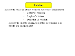 How to find the center of rotation and the angle of rotation using a compass and straight edge. R90 X Y Rotate The Point X Y 90 Counterclockwise Ppt Download