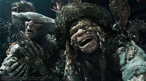 Pirates Of The Caribbean Dead Man S Chest Davy Jones Crew 2 Members Of Davy Jones Crew Dead Man S Chest Still From Film Pirates Of The Caribbean Scary Mermaid Flying Dutchman