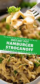 Pour over tortilla chips to make the best nachos! Easy Instant Pot Hamburger Stroganoff Perfect For A Quick Comfort Food Dinner Idea It Is The Instant Pot Dinner Recipes Beef Recipes Easy Hamburger Stroganoff
