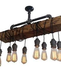 Hanging pendant lighting, ceiling light drop fixture lamp for kitchen islandby a touch of design. Industrial Rustic Wood Beam Linear Island Pendant Light 8 Light Chandelier Lighting Hanging Ceiling Fixture Farmhouse Goals