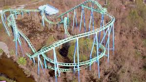 The closest beach to six flags magic mountain is in ventura, 52 minutes away (i just traveled this route tuesday). Aerial Video Of Abandoned Six Flags New Orleans Coaster101