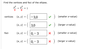 We have 27 other definitions for foci in our acronym attic. Find The Vertices And Foci Of The Ellipse X 2 9 Chegg Com