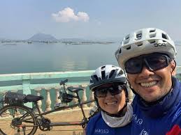 Back when we would ride the tandem where there were HILLS!