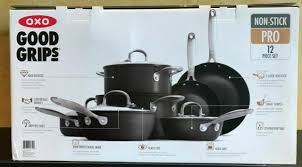 Oxo Good Grips Hard Anodized Non Stick Pro 12piece Cookware Set 885837007190 For Sale Online Ebay