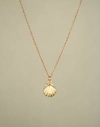 Gold Shell Necklace Tiny Shell Necklace Sea Shell Necklace A Tiny Gold Sea Shell On A 14k Gold Vermeil Chain In 2021 Tiny Necklace Seashell Necklace Jewelry