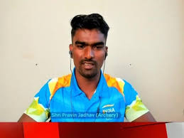 Pravin jadhav was the highest ranked male archer after the men's ranking round. From Athletics To Archery Pravin Jadhav Tells His Story To Pm Modi Sports Video Photo Gallery