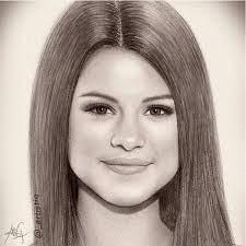 Selena Gomez Drawing Realistic Drawings Celebrity Drawings Portrait
