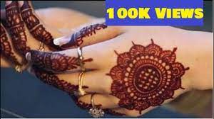 There was a prevailing trend among girls getting intensely detailed mehndi designs on their hands. Simple Mehndi Designs For Hands Gol Tikki Mehendi Design Tutorial 2020 Arabic Mehndi Back Hand Youtube