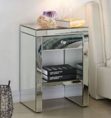 Check spelling or type a new query. China Venetian Mirrored Bedside Table Glass Side Cabinet Modern Bedroom Furniture China Bedside Table Mirrored Nightstand