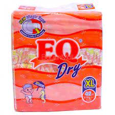Eq Dry Disposable Baby Diapers Xl 42pcs 12 16kg