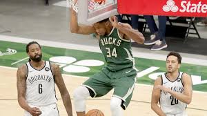The nets jumped in front early and led by 10 at the break, but brandon jennings brought the bucks back in the third quarter. Bucks Vs Nets Score Takeaways Giannis Antetokounmpo Drops 49 Points Kevin Durant Has 42 In Losing Effort Cbssports Com