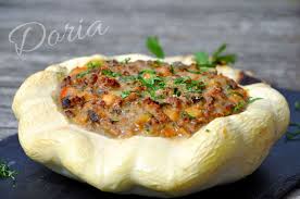 Patisson Farci D Automne Patisson Farci Recette Patisson Recette Patisson Farci