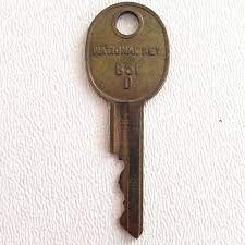 Vintage Cole National Key B51D KY33 Brass | eBay
