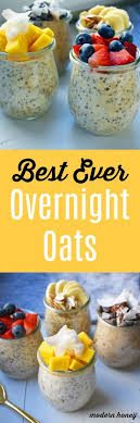 How To Make Easy Overnight Oats Five Ways To Make Overnight Oats Overnight Oats With Greek Yo Easy Overnight Oats Low Calorie Overnight Oats Oats With Yogurt
